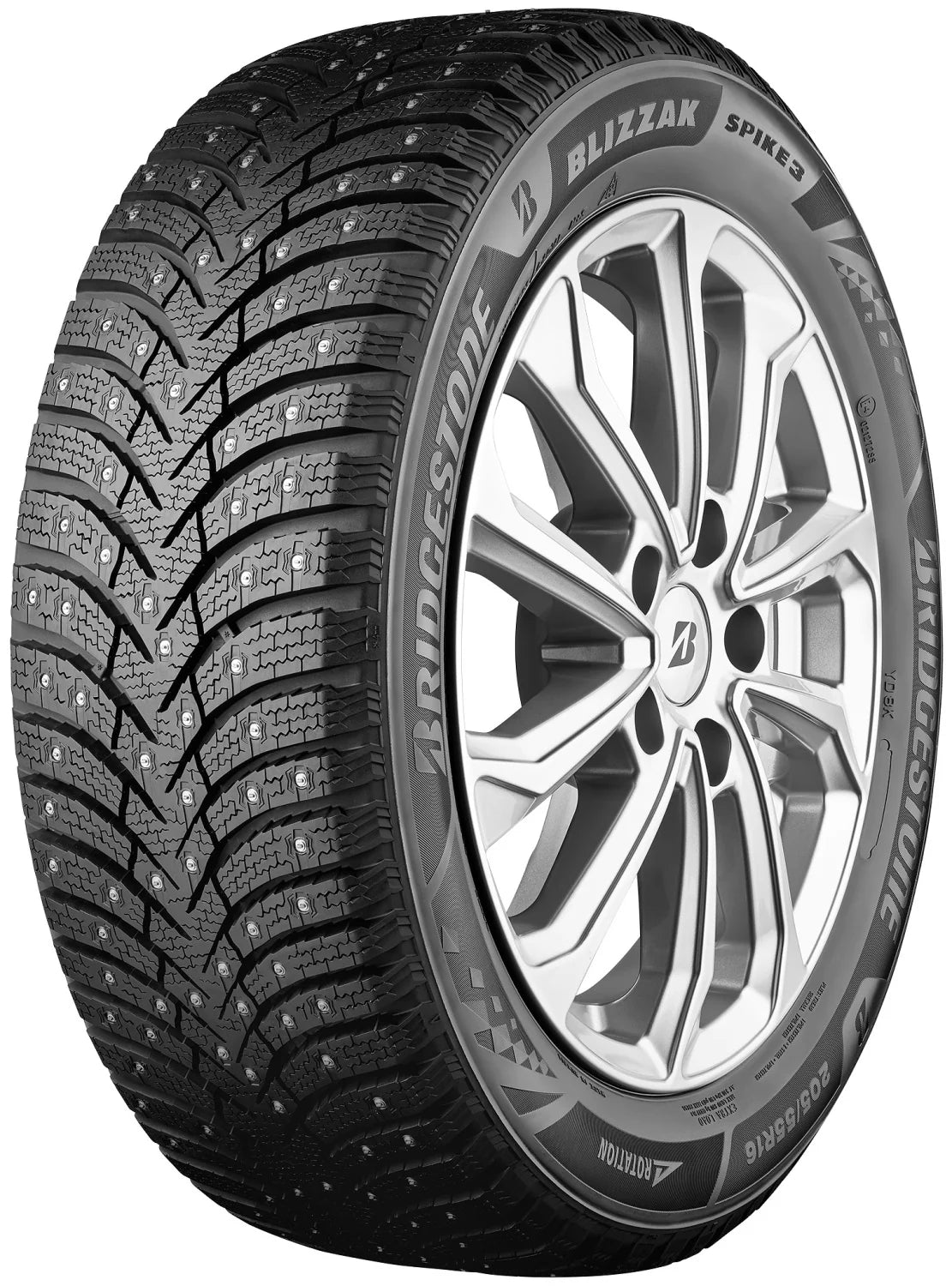 Bridgestone Blizzak Spike 3 Studded 205/55-16