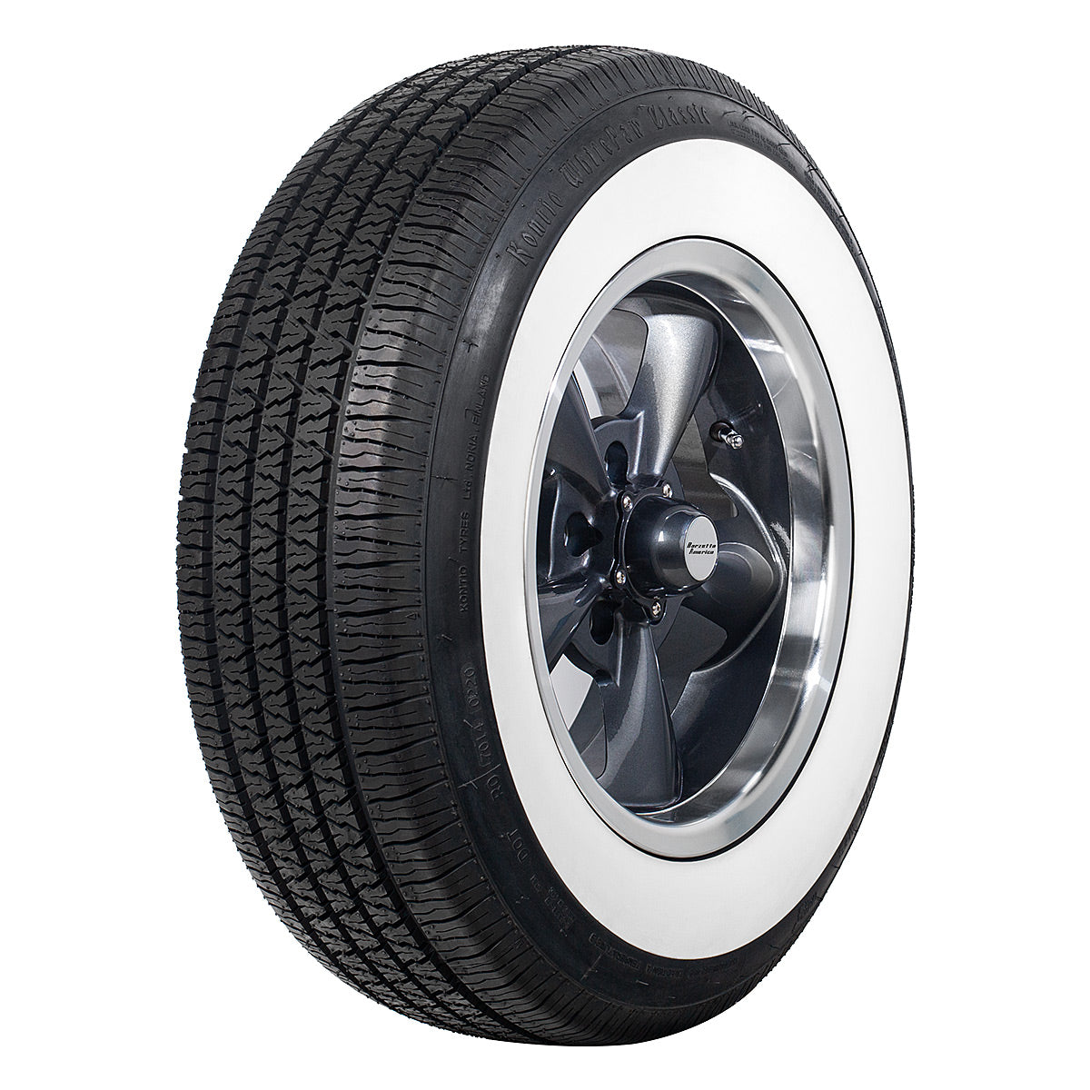 Kontio WhitePaw Classic Valkosivu 2½" (64mm) 205/75-15